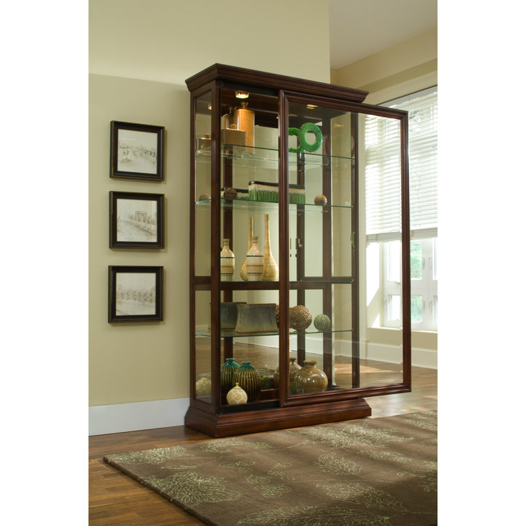 Lighted shop glass cabinet